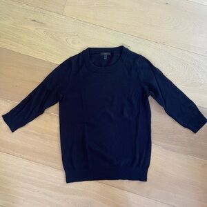 J. Crew Women’s Navy Tippi Crew Neck Sweater